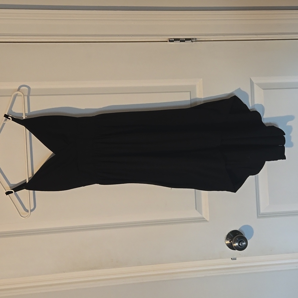 Black cotton sun dress, size small